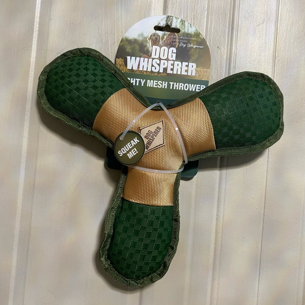 Dog Whisperer ~ Mighty Mesh Thrower ~ Dog Toy